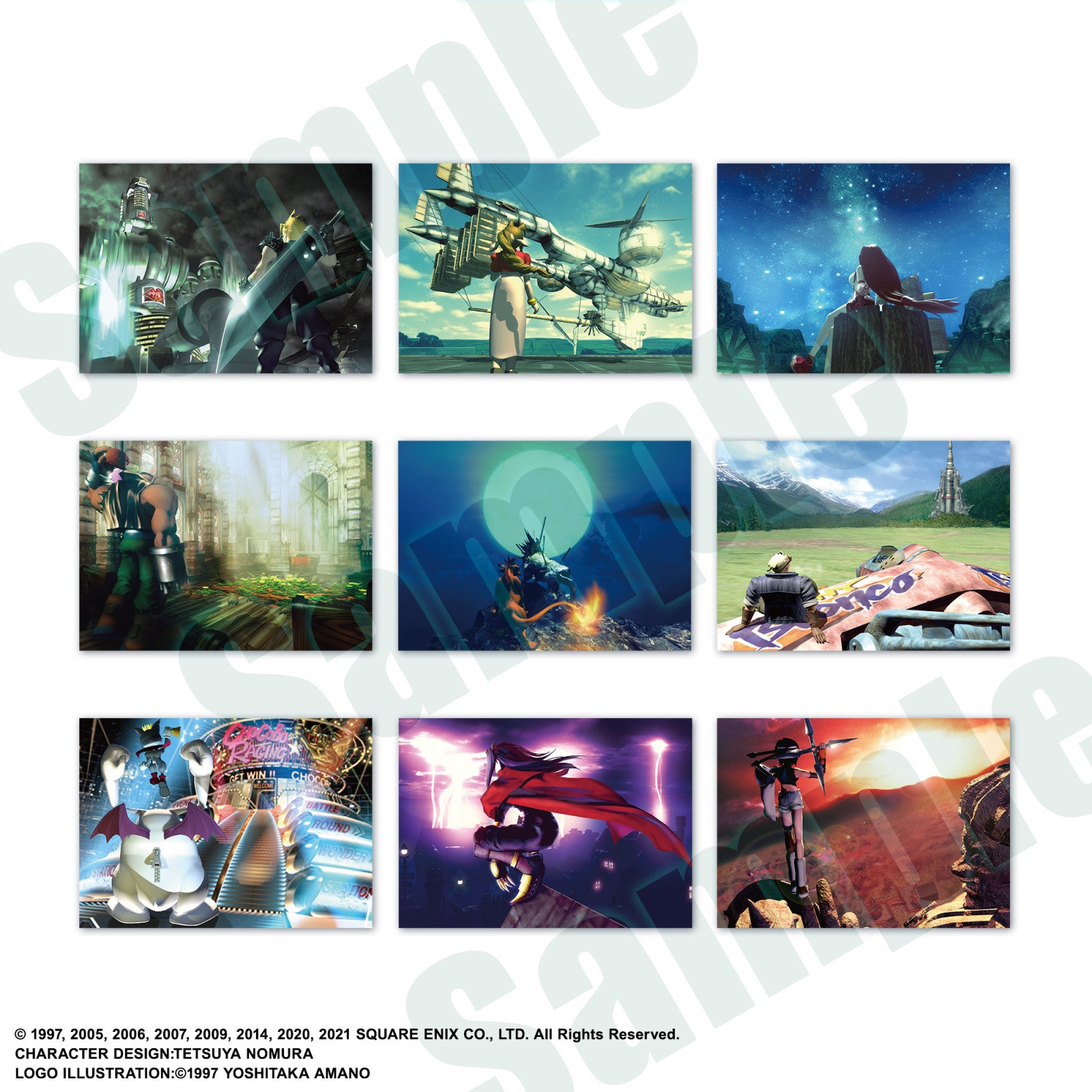 预购《最终幻想 VII》周年纪念美术馆数字卡 Plus（20 件装展示）
