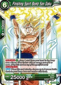Finishing Spirit Bomb Son Goku - BT3-057 R - Card Masters