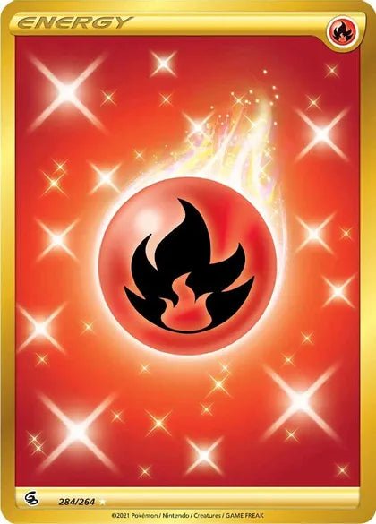 Fire Energy - 284/264 Secret Rare - Card Masters