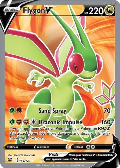 Flygon V Full Art - 164/172 - Card Masters