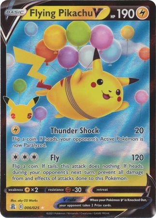 Flying Pikachu V - 6/25 - Ultra Rare - Card Masters
