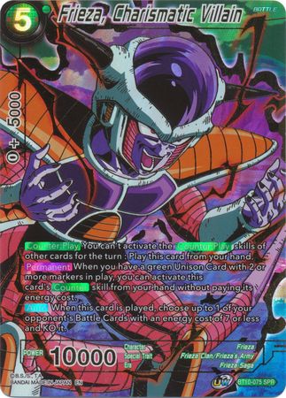 Frieza, Charismatic Villain - BT10-075 - Special Rare - 1st Edition - Card Masters