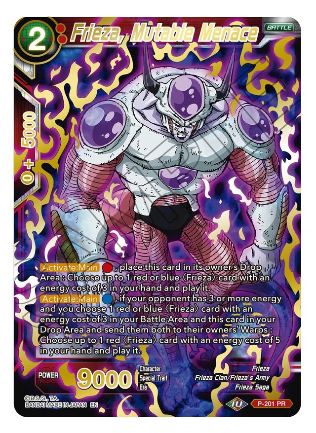 Frieza, Mutable Menace P-201 ALT - Card Masters