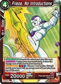 Frieza, No Introductions - BT9-003 - Card Masters