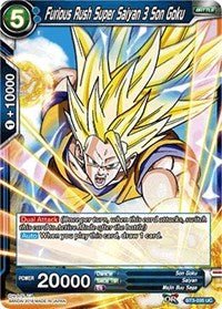 Furious Rush Super Saiyan 3 Son Goku - BT3-035 - Card Masters