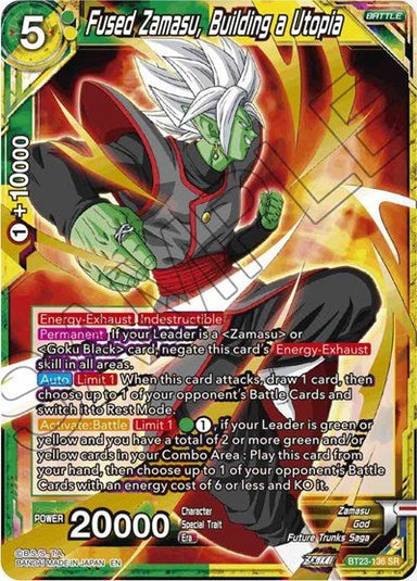 Fused Zamasu, Building a Utopia BT23-136 SR - Card Masters