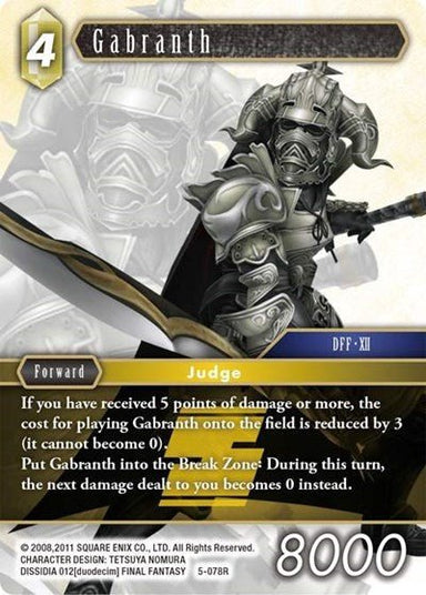 Gabranth 5- - Card Masters