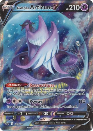 Galarian Articuno V - 170/198 - Full Art Ultra Rare - Card Masters