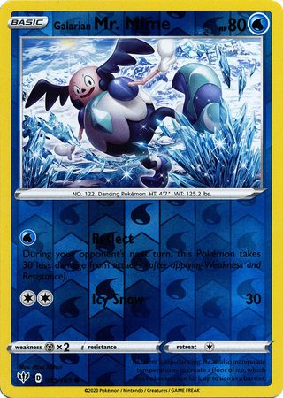 Galarian Mr. Mime - 035/189 - Common Reverse Holo - Card Masters