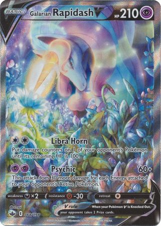 Galarian Rapidash V - 168/198 - Full Art Ultra Rare - Card Masters