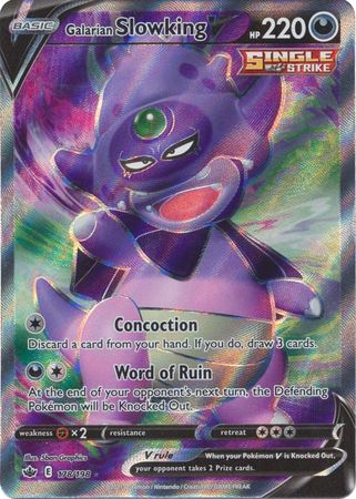 Galarian Slowking V - 178/198 - Full Art Ultra Rare - Card Masters