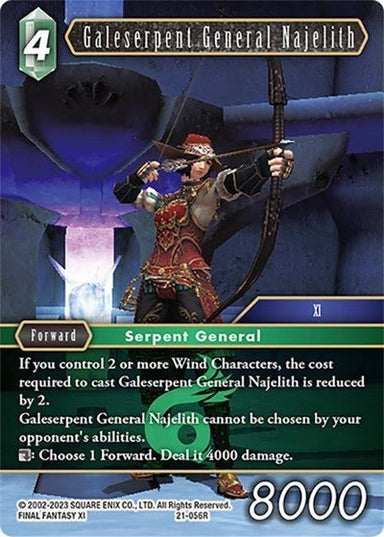 Galeserpent General Najelith 21-056 - Card Masters