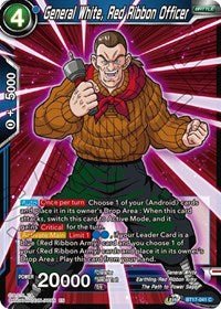 General White Red Ribbon Officer BT17-041 - Card Masters