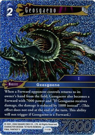 Geosgaeno - 7-111R - Rare - Card Masters