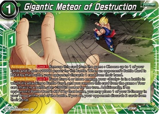 Gigantic Meteor of Destruction - BT22-060 - Card Masters