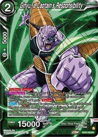 Ginyu, a Captain's Responsibility - EX21-08 - Card Masters