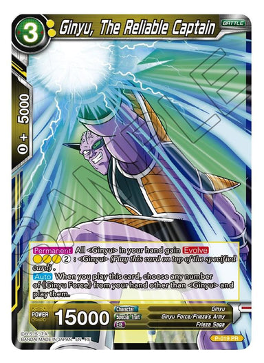 Ginyu, The Reliable Captain P-019 RE - Card Masters