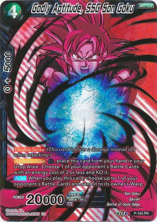 Godly Aptitude, SSG Son Goku - P-164 - Promo - Card Masters