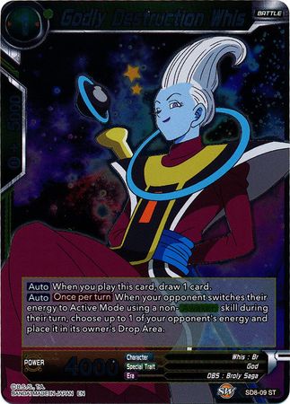 Godly Destruction Whis - SD8-09 -Starter Rare - Card Masters