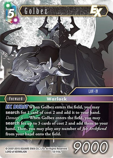 Golbez EX 13- - Card Masters