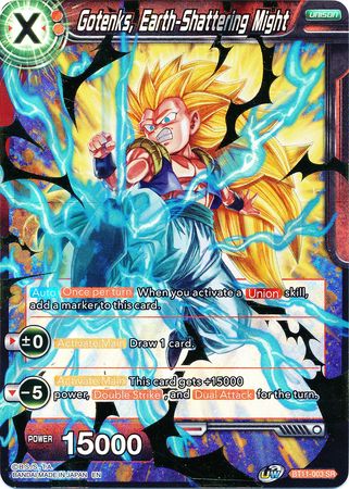 Gotenks, Earth-Shattering Might - BT11-003 - 1st Edition - SR - Card Masters