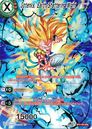 Gotenks, Earth-Shattering Might - BT11-003 - SPR - 2nd Edition - Card Masters