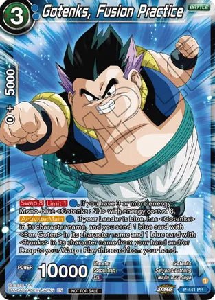 Gotenks, Fusion Practice - P-441 - Card Masters