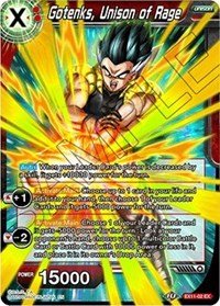 Gotenks, Unison of Rage - EX11-02 - Card Masters