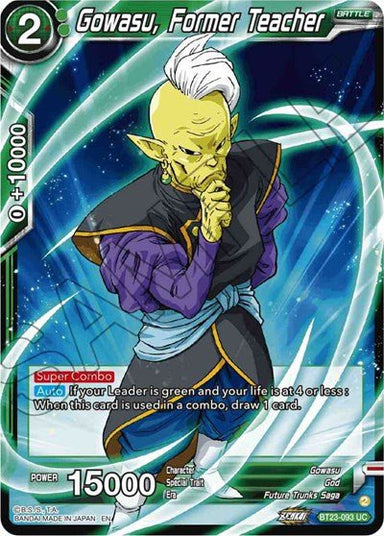 Gowasu, Former Teacher BT23-093 - Card Masters