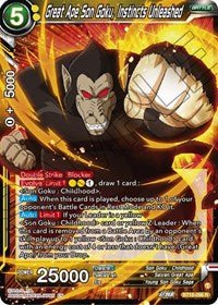 Great Ape Son Goku, Instincts Unleashed - BT18-096 R - Card Masters