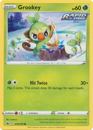 Grookey - 16/198 - Common - Card Masters