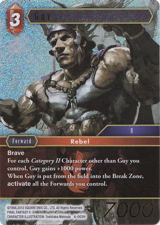 Guy - 6-003H - Hero Foil Pre-release Promo - Card Masters