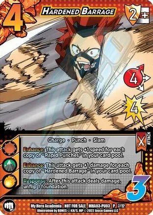 Hardened Barrage (Plus Ultra Pack 3) - MHA-PU03 P 7/12 - Card Masters