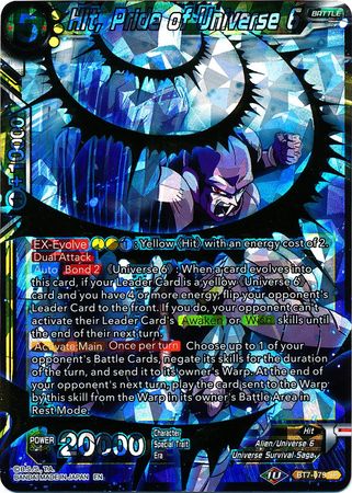 Hit, Pride of Universe 6 - BT7-079 - Super Rare - Card Masters