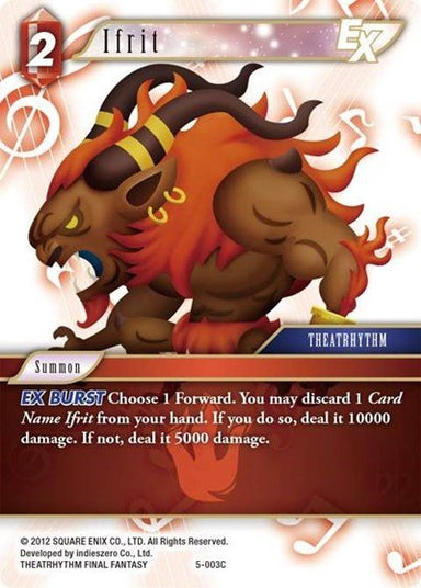 Ifrit EX 5-003C - Card Masters