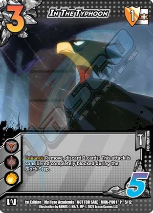 In the Typhoon (Plus Ultra Pack 1) - MHA-PU01 P 5/12 - Card Masters