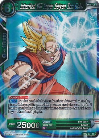 Inherited Will Super Saiyan Son Goku - BT2-071 - Rare - Card Masters