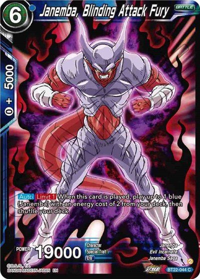 Janemba, Blinding Attack Fury - BT22-044 - Card Masters