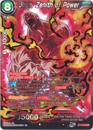Jiren, Zenith of Power - BT14-014 - Super Rare - Card Masters