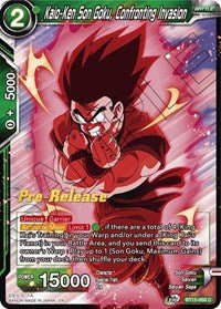 Kaio-Ken Son Goku, Confronting Invasion - Card Masters