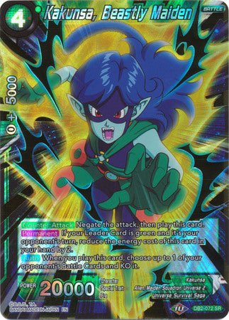 Kakunsa, Beastly Maiden - DB2-072 - Super Rare - Card Masters