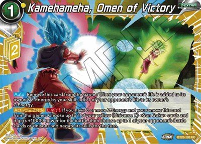 Kamehameha, Omen of Victory BT23-103 - Card Masters