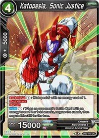 Katopesla, Sonic Justice - DB2-148 - Card Masters