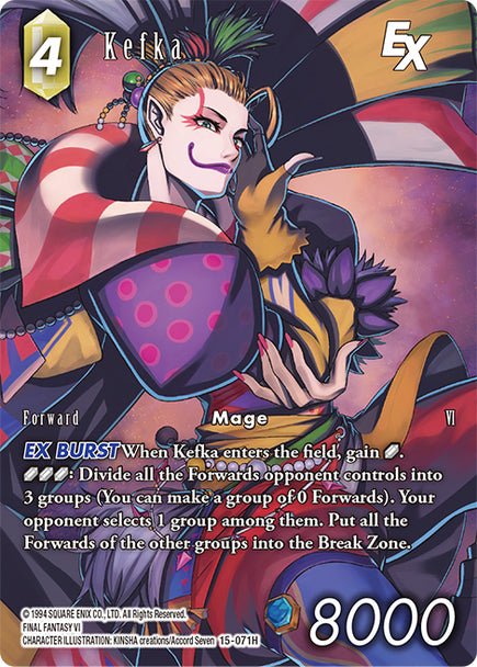 Kefka 15-071H (Full Art) - Card Masters