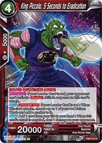 King Piccolo, 5 Seconds to Eradication - DB3-014 R - Card Masters