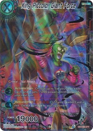 King Piccolo, Giant Force - DB3-135 - Giant Force Rare[GFR] - Card Masters