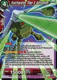 Koichiarator Plan X Activation BT20-012 R - Card Masters