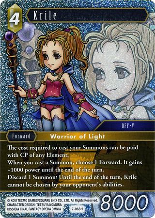 Krile - 7-068H - Hero Foil - Card Masters