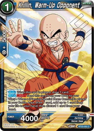 Krillin, Warm-Up Opponent BT23-052 - Card Masters