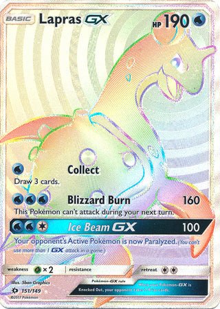 Lapras GX - 151/149 - Hyper Rare - Card Masters